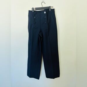 Talbots Womens Pants Flare High Waist Blue Size 4